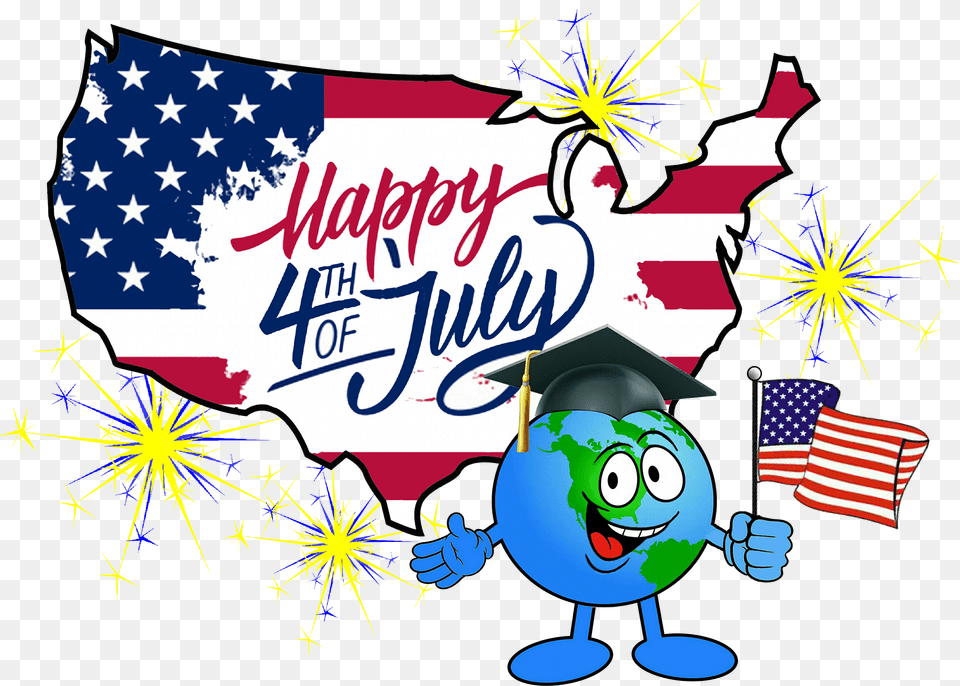 July 4th Let Freedom Ring Cartoons Free Transparent Png