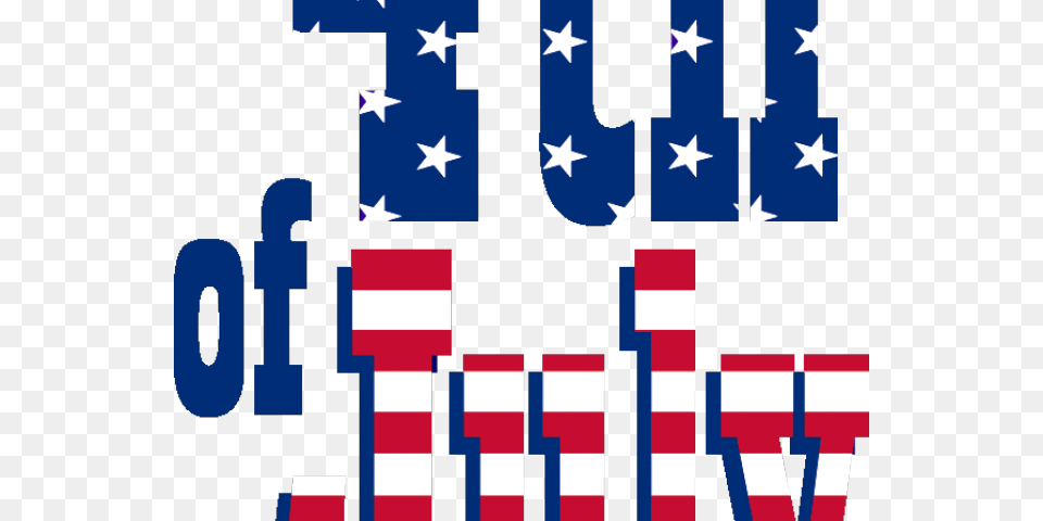 July Clipart, American Flag, Flag Png Image