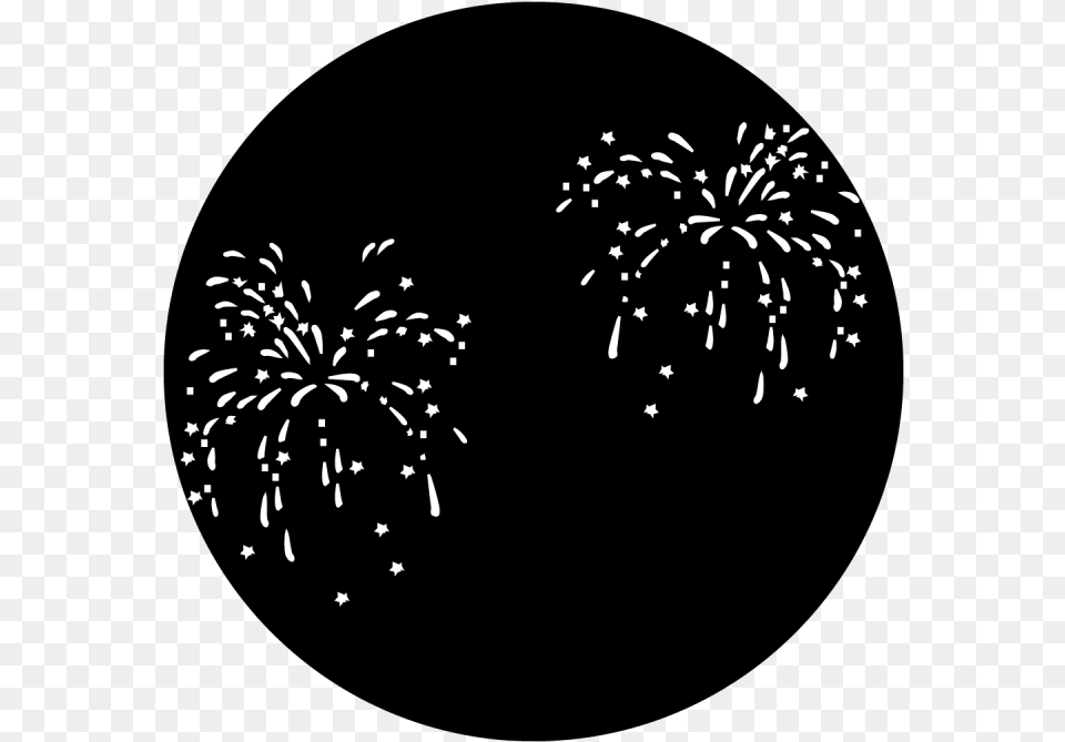 July Fourth Fireworks Circle, Plant Free Png