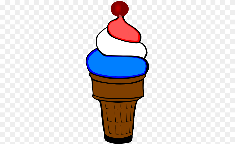July Ice Cream Cone Clip Art, Dessert, Food, Ice Cream, Cake Png