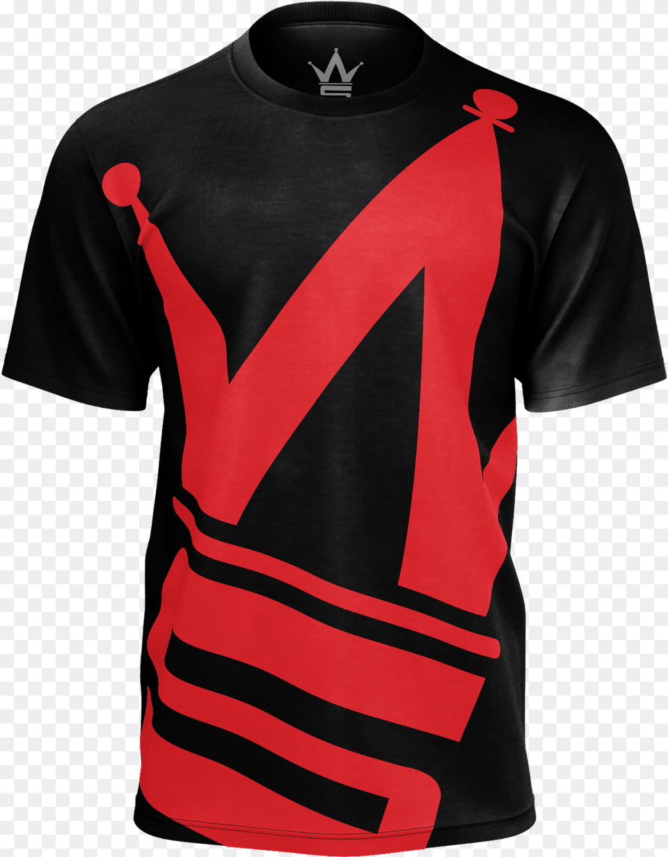 Jumbo Crown Tee Red Logo T Shirt, Clothing, T-shirt Free Png Download
