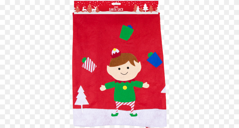 Jumbo Fabric Christmas Santa Sack Cartoon, Applique, Home Decor, Pattern, Rug Png