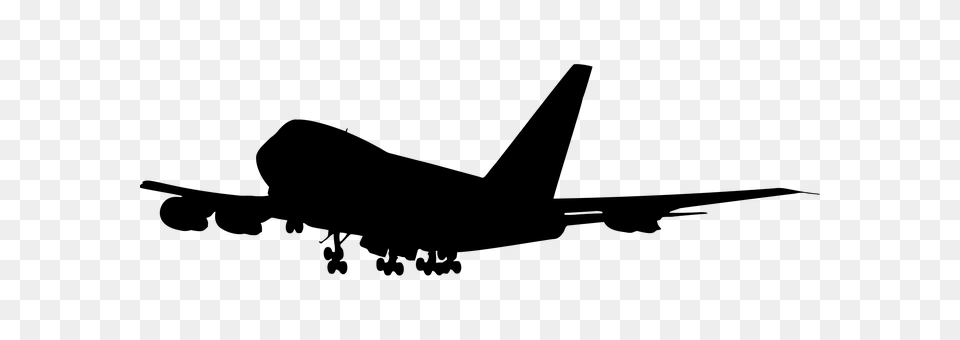 Jumbo Jet Gray Free Transparent Png