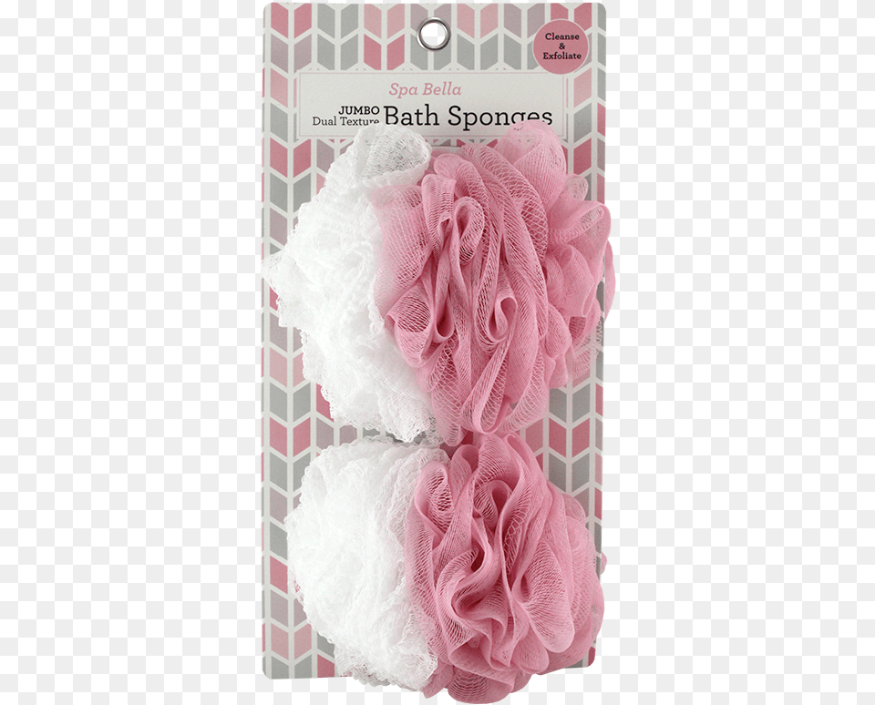 Jumbo Mesh Sponges Dual Texture With Elastic Lace, Person, Flower, Plant, Rose Png Image