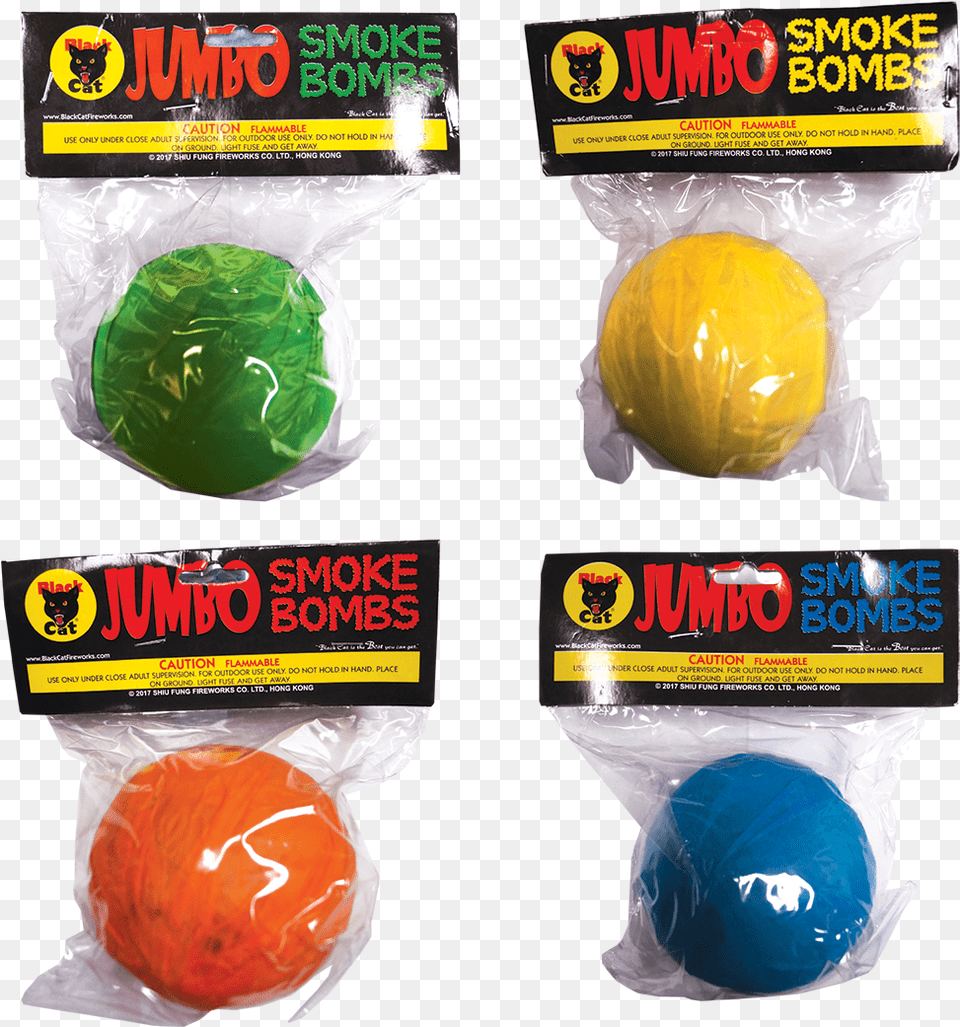Jumbo Smoke Bombs 4 Assorted Colossal Colors Black Cat Colored Firework Smoke Bomb Free Png