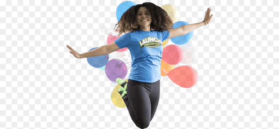 Jump File Exciting Girl Jump, Balloon, Adult, Clothing, Female Free Png