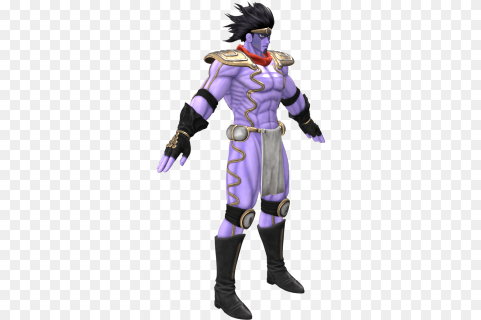 Jump Force Star Platinum Model Roblox, Clothing, Costume, Person, Adult Free Png Download