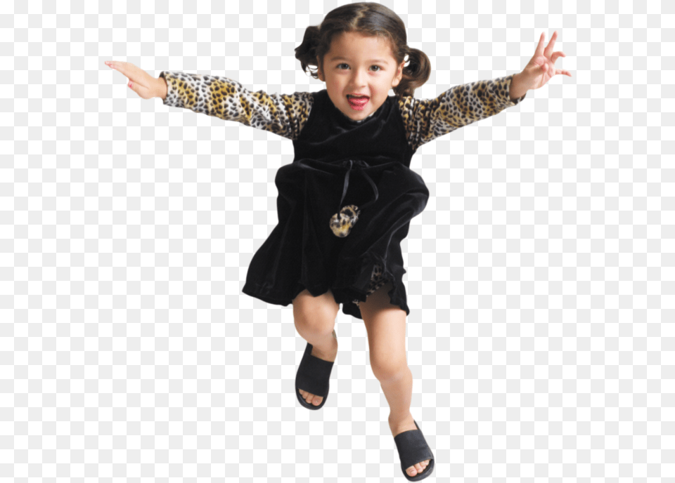 Jump Jumping Girl Little Girl, Body Part, Person, Long Sleeve, Hand Png