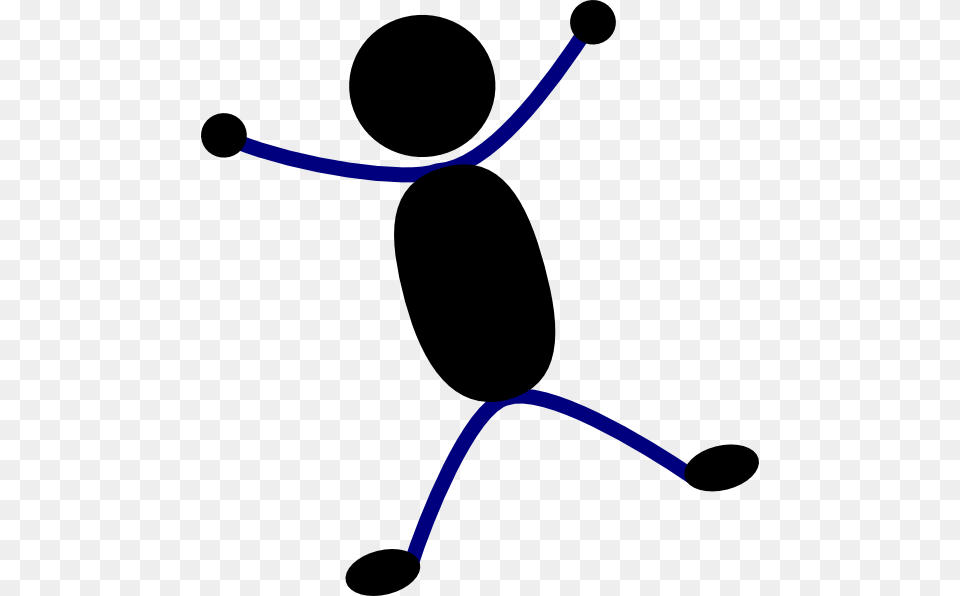 Jump Stick Man Black Svg Clip Arts Stick Figure Jumping, Appliance, Blow Dryer, Device, Electrical Device Free Transparent Png