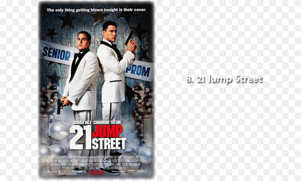 Jump Street, Suit, Advertisement, Clothing, Poster Free Png