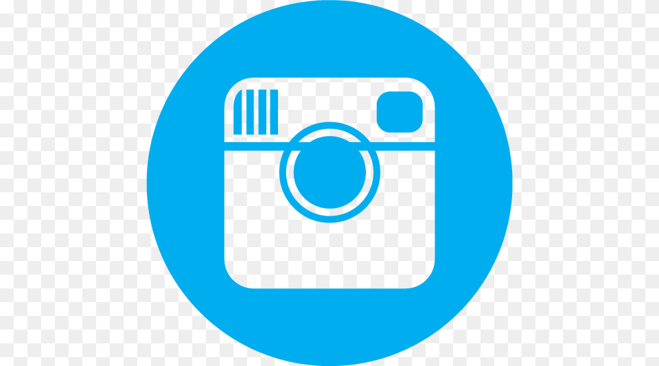 Jumped On The Social Media Bandwagon And Heavily Light Blue Instagram Icon, Disk, Device, Electrical Device Free Png