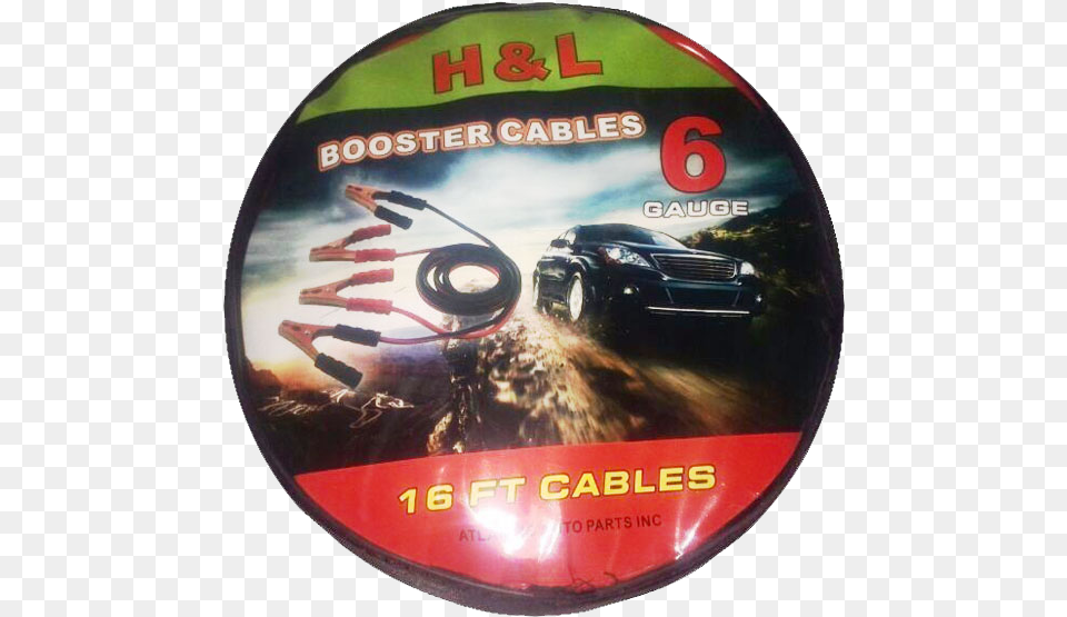 Jumper Cables Label, Car, Disk, Transportation, Vehicle Free Transparent Png
