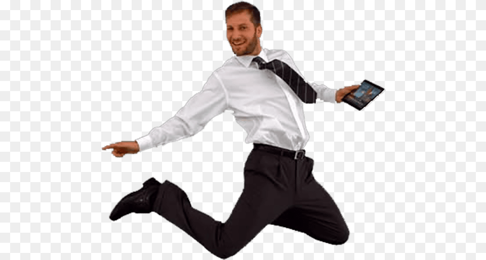 Jumping, Accessories, Shirt, Tie, Formal Wear Png Image