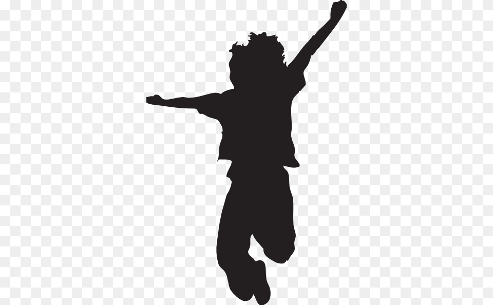 Jumping Child Silhouette Clip Art, Person Png Image