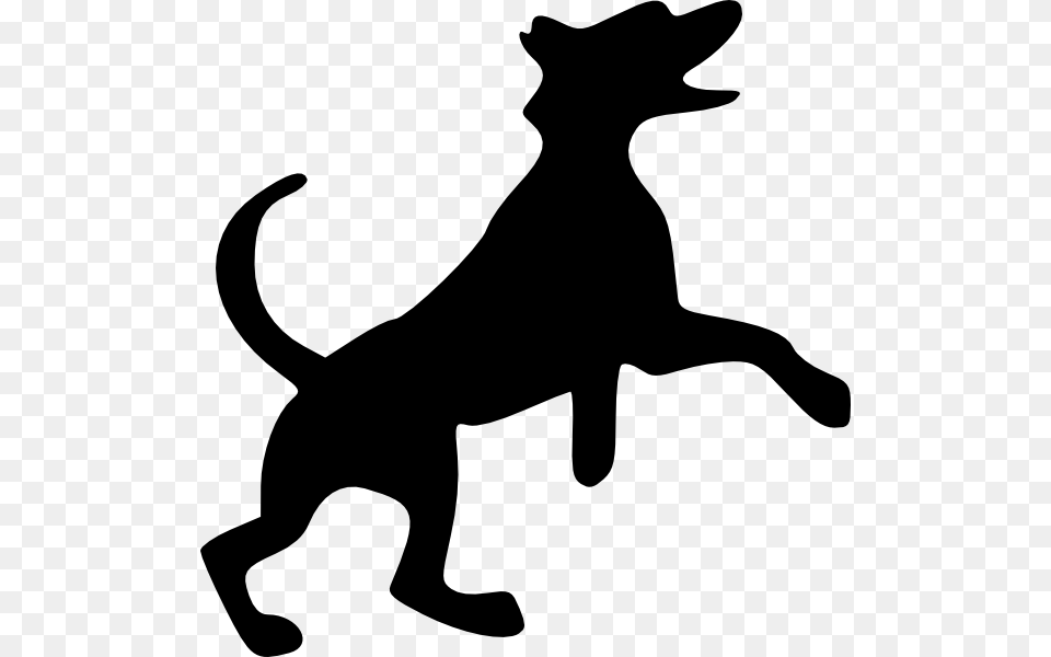 Jumping Dog Clip Art, Silhouette, Stencil, Animal, Kangaroo Png Image