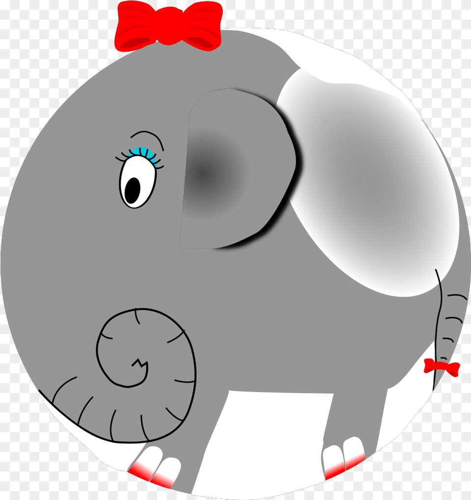 Jumping Female Elephant Cartoon Svg Clip Art For Web Clipart Of Female Elephant Png Image
