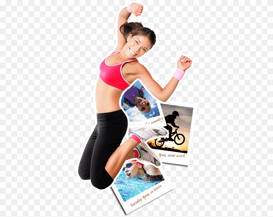 Jumping Girl Flyer, Advertisement, Poster, Person, Body Part Free Png Download