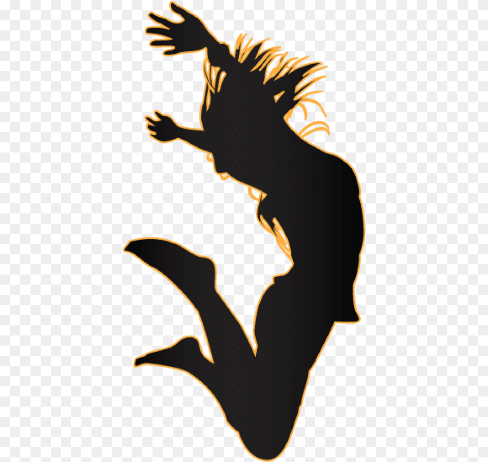 Jumping Girl Silhouette Images Trampoline Jumping Clipart, Person, Animal, Electronics, Hardware Png