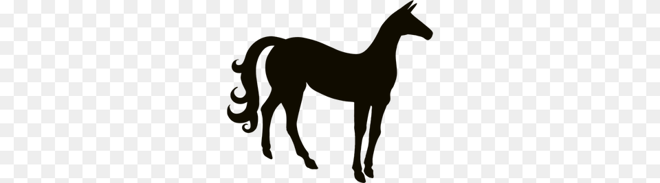 Jumping Horse Clip Art Silhouette, Animal, Colt Horse, Mammal, Person Free Png