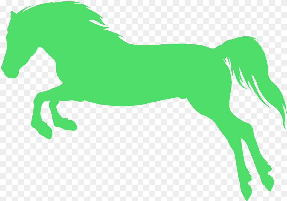 Jumping Horse Silhouette, Animal, Colt Horse, Mammal, Person Png
