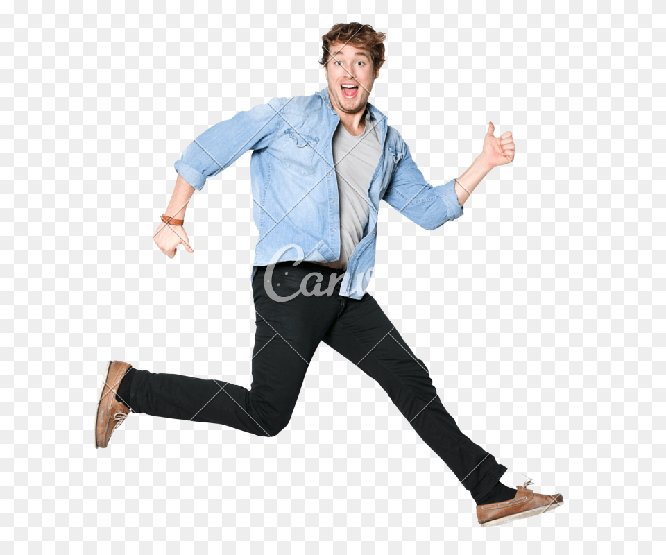 Jumping Man Happy Excited, Adult, Male, Person, Walking Free Png