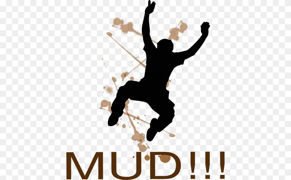 Jumping Mud Man Clipart, Person, People Png Image