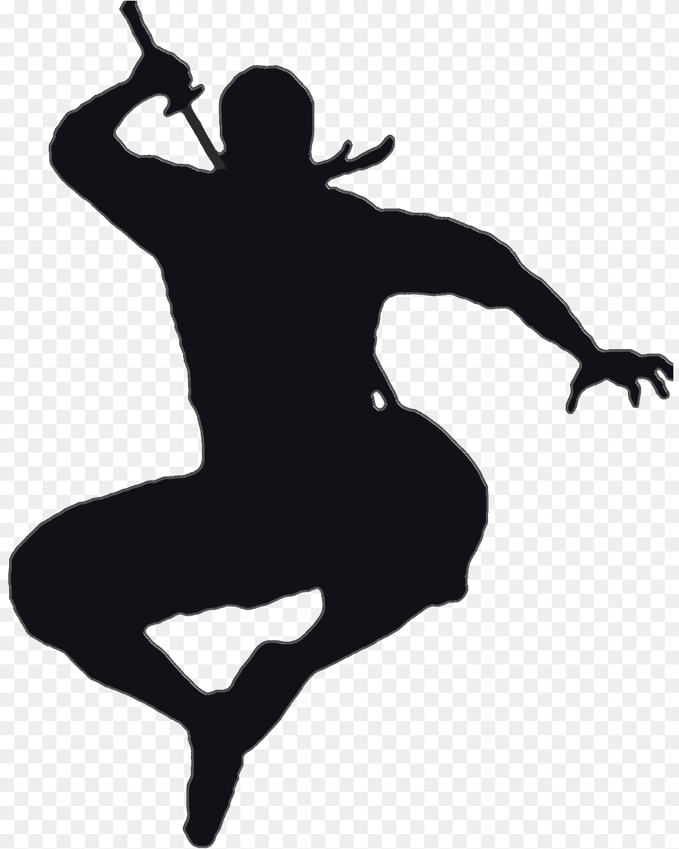 Jumping Ninja, Dancing, Leisure Activities, Person, Silhouette Free Transparent Png