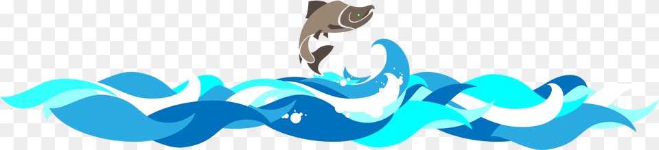 Jumping Salmon Illustration, Art, Graphics, Leisure Activities, Person Free Png
