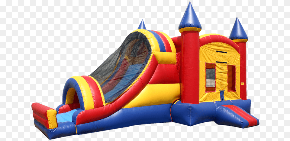 Jumpy House With Slide, Inflatable, Outdoors Png