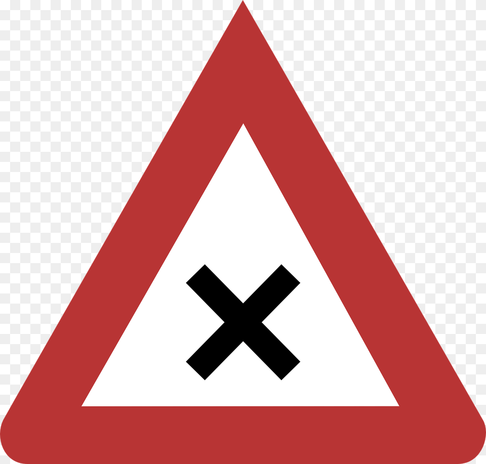 Junction Danger Warning Image Achtung Icon, Sign, Symbol, Road Sign, Triangle Png