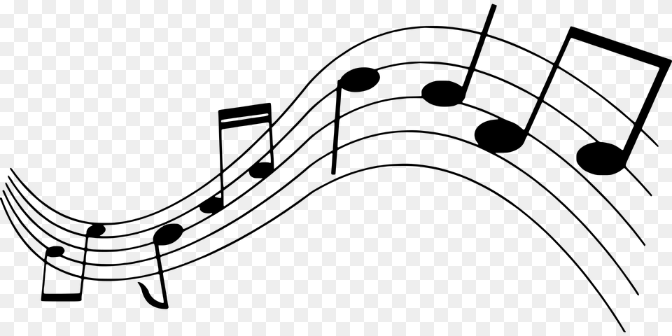 June 7 Music Notes, Gray Free Transparent Png