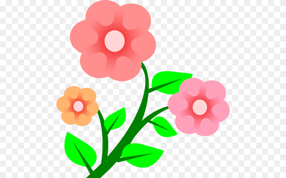 June Flowers Clip Art Clip Art, Anemone, Flower, Petal, Plant Png Image