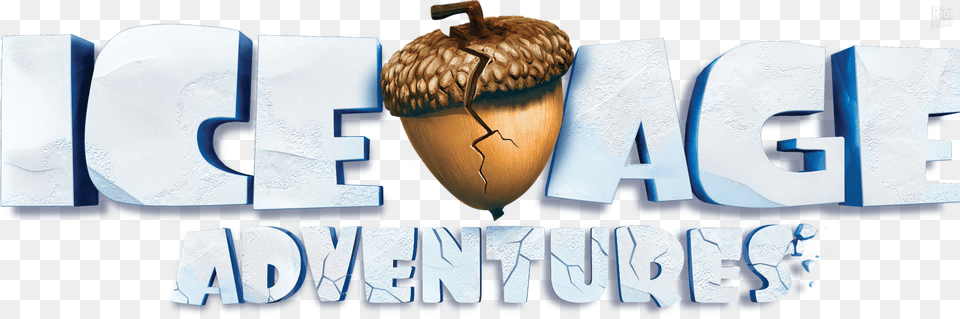 June Ice Age Adventures Logo, Food, Nut, Plant, Produce Free Transparent Png
