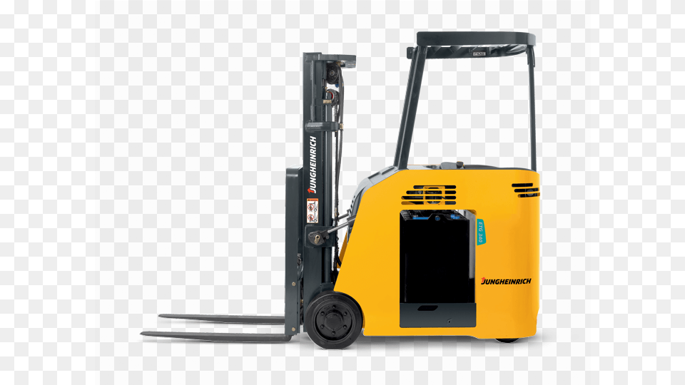 Jungheinrich Stand Up Forklift, Machine, Bulldozer Free Png