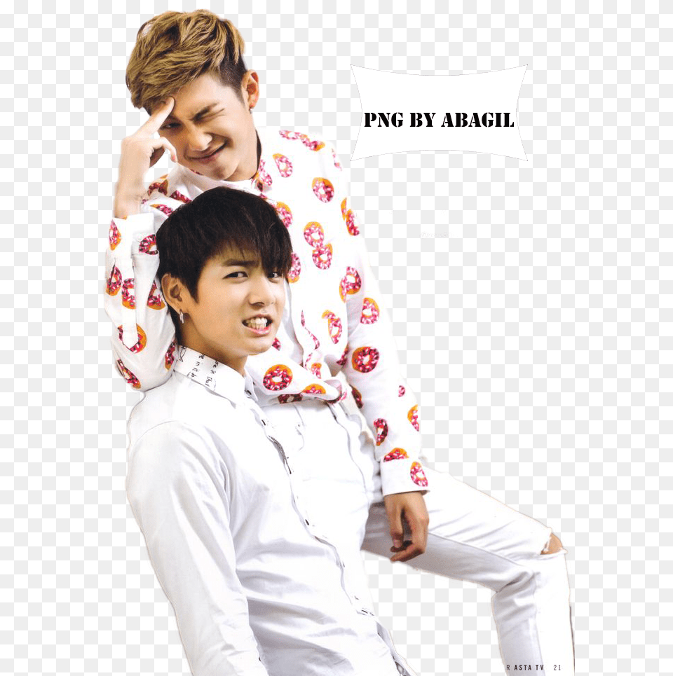 Jungkook And Rap Monster Render By Abagil Jungkook Rapmon, Adult, Male, Man, Person Free Png