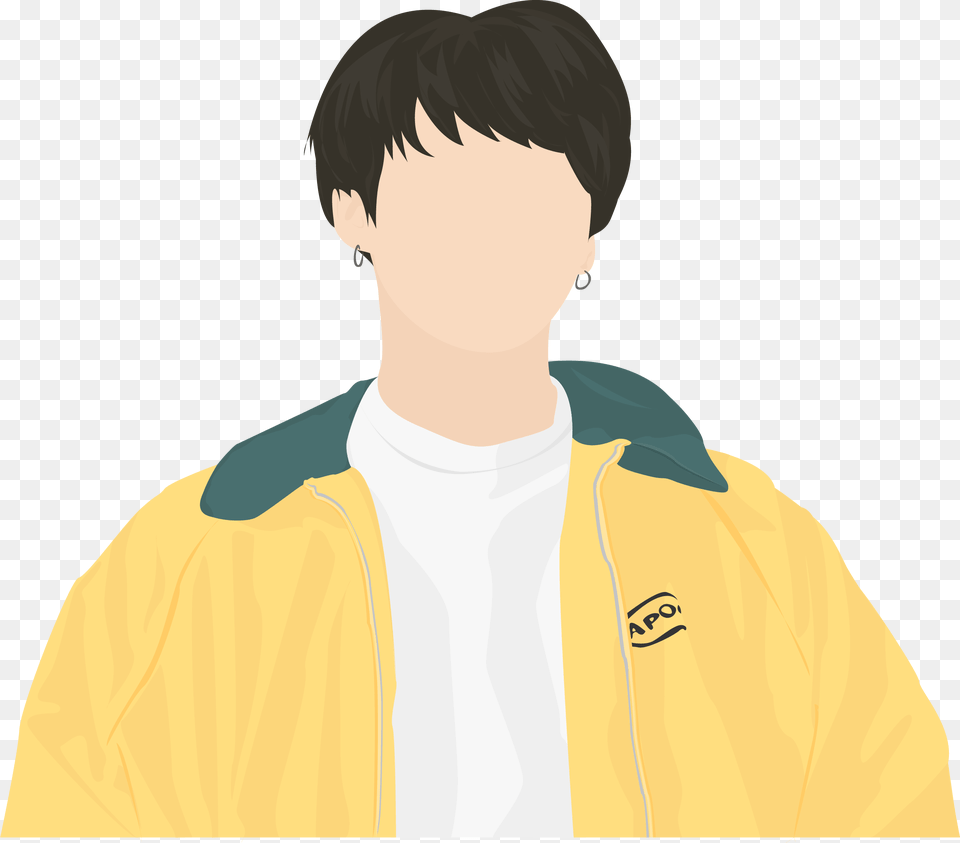 Jungkook Bts Euphoria Kpop Illustration Illustrations Euphoria, Adult, Man, Male, Jacket Free Png