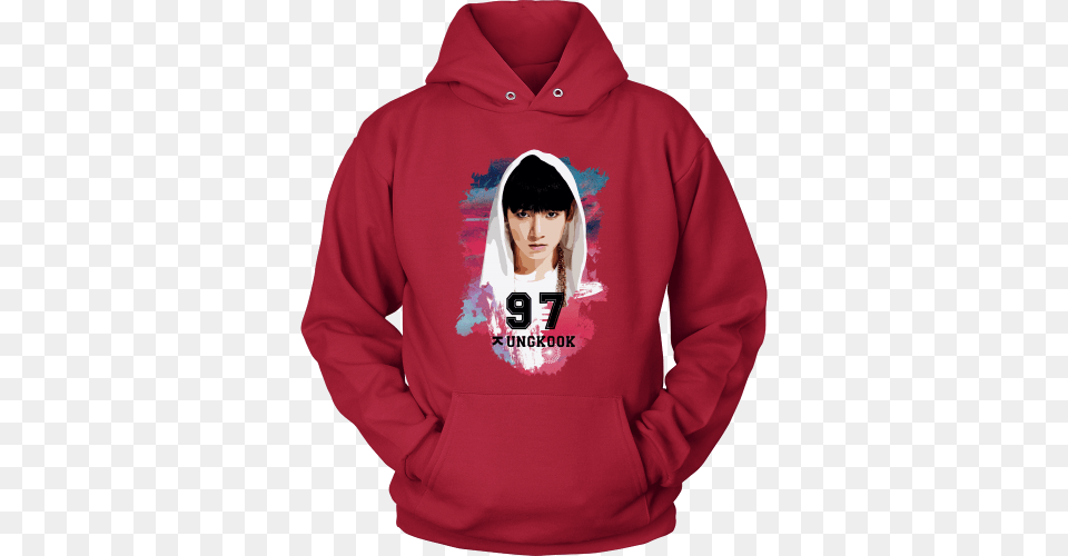 Jungkook Hoodie Obeythekorean, Clothing, Sweatshirt, Sweater, Hood Free Png