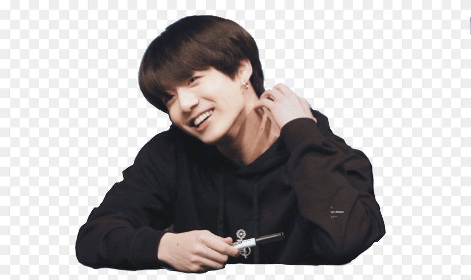 Jungkook Meme Jpg Royalty Download Puma Fansign Jungkook 2018, Person, Face, Head, Portrait Png Image