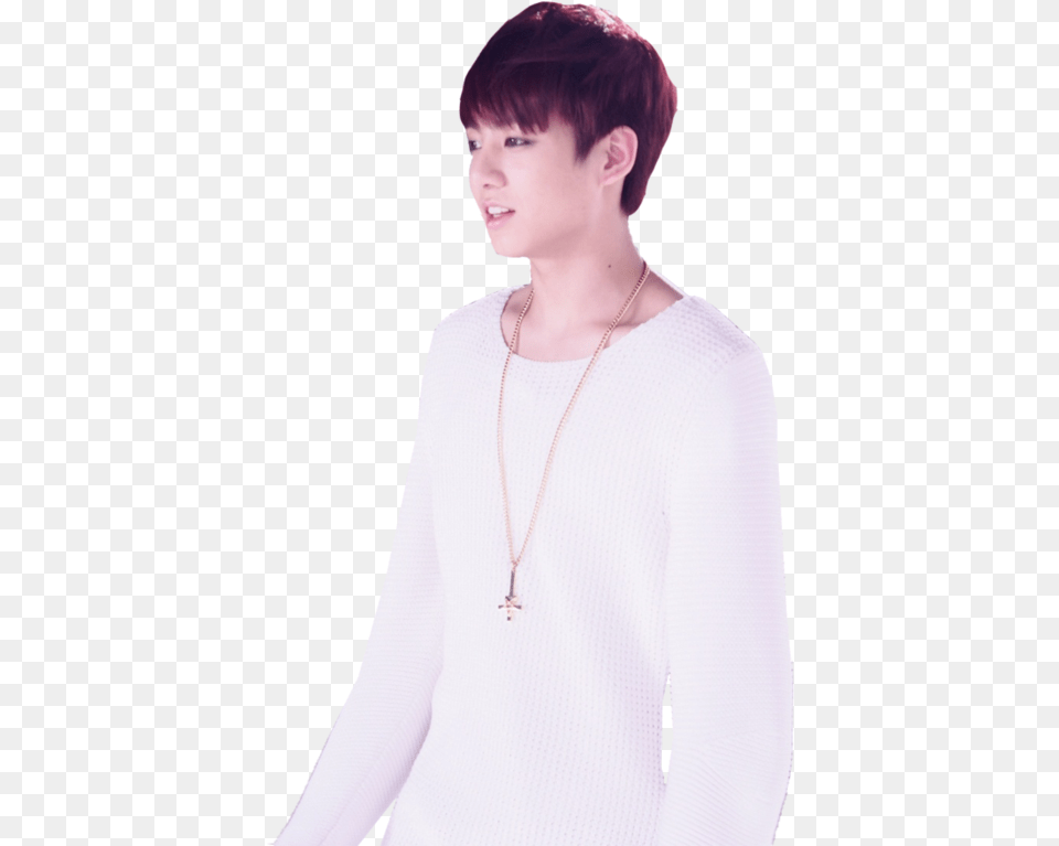 Jungkook Transparent Cut Out Girl, Accessories, Jewelry, Necklace, Pendant Free Png