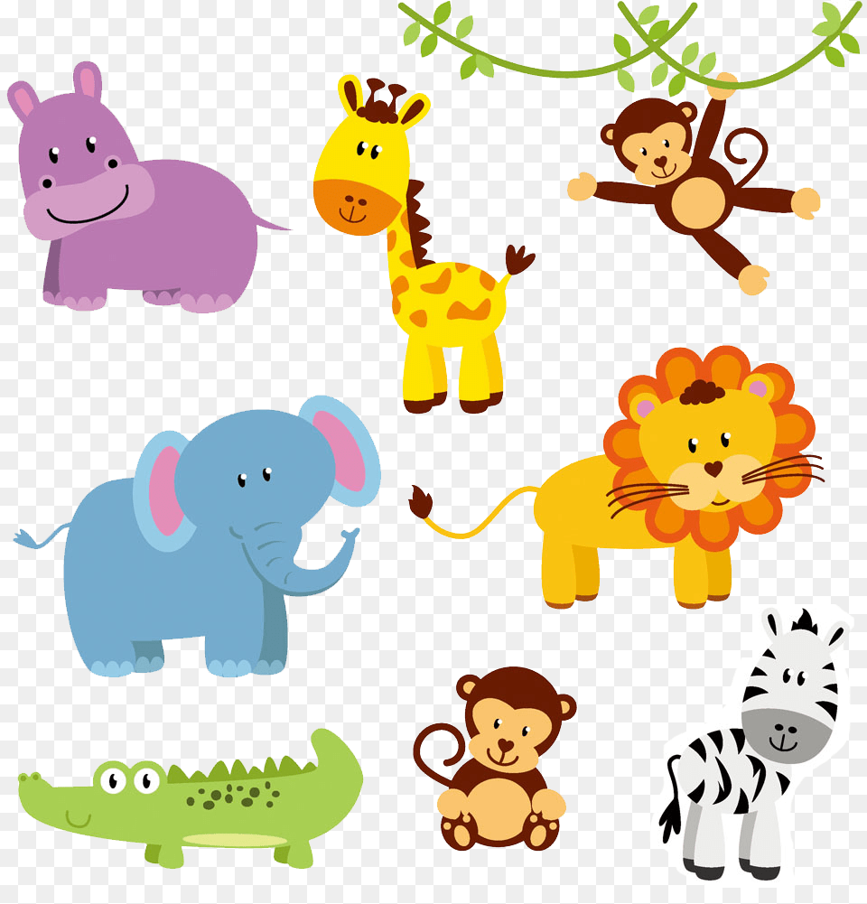 Jungle Animal Zoo Northern Giraffe Clip Art Animals Clipart, Wildlife, Mammal, Bear, Lion Png Image