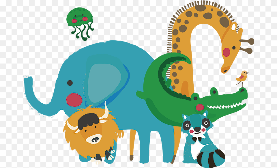 Jungle Animals Door Hanger Sticker Tiere Comic, Animal, Bear, Mammal, Wildlife Png