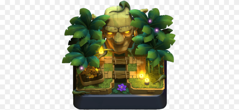 Jungle Arena Arene 9 Clash Royale, Birthday Cake, Cake, Cream, Dessert Png Image