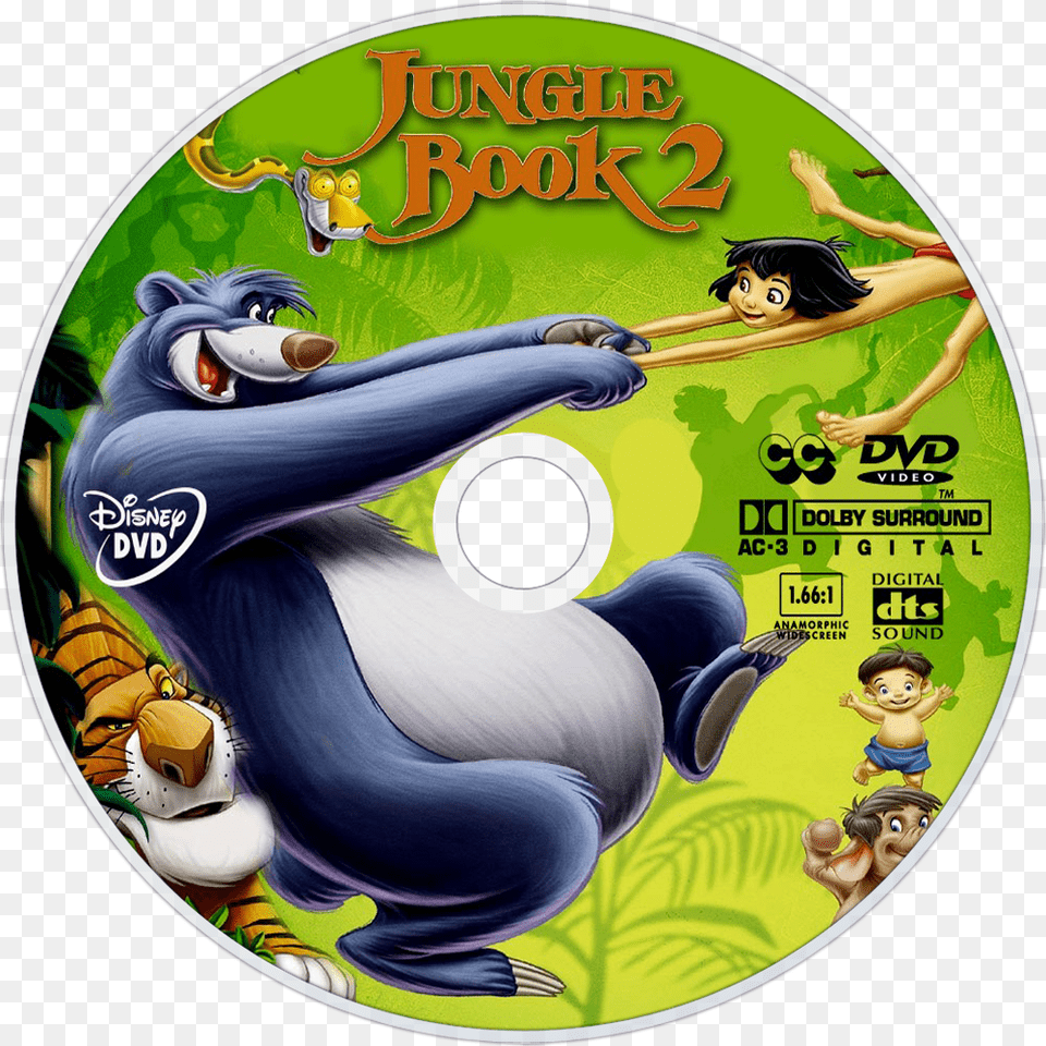 Jungle Book 2 Disc, Disk, Dvd, Adult, Female Free Png
