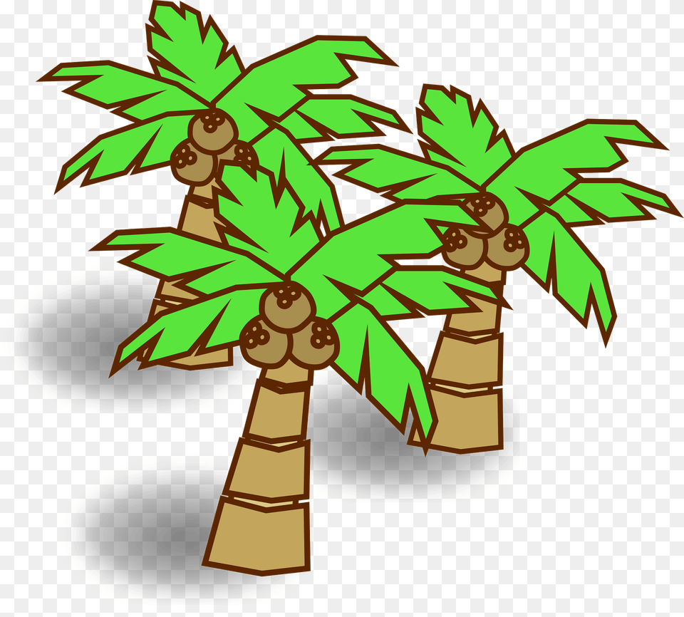 Jungle Clipart, Palm Tree, Plant, Tree, Vegetation Png Image