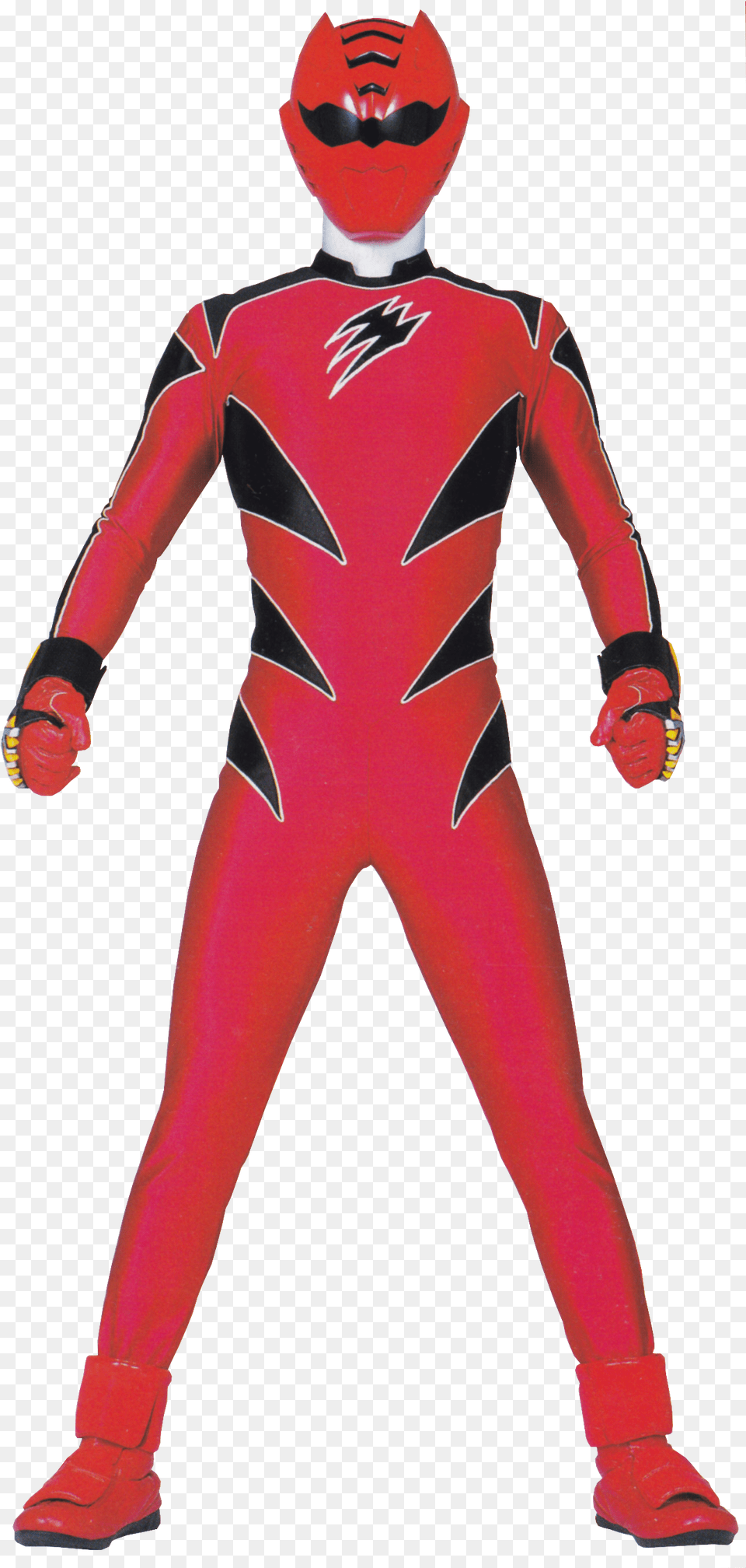 Jungle Fury Red Red Power Ranger Jungle Fury, Adult, Sleeve, Person, Long Sleeve Free Transparent Png