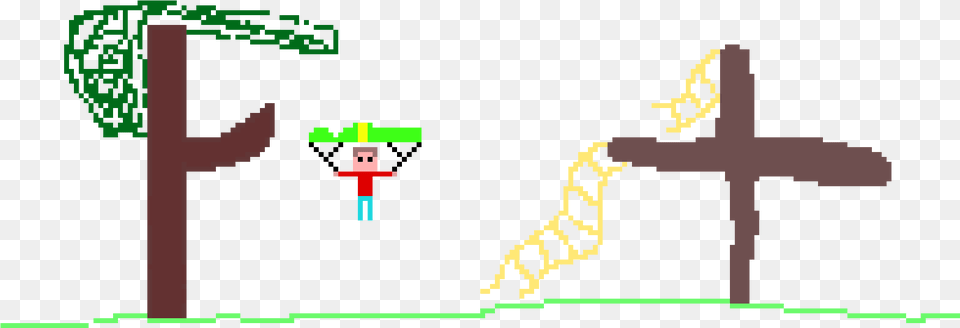Jungle Tree Glider Pixel Art Maker Clip Art, Cross, Symbol Png