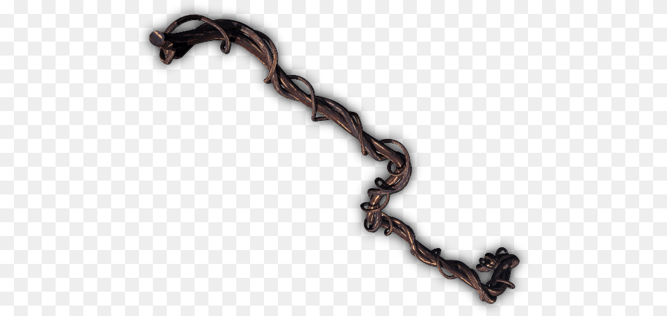 Jungle Vine Dundjinni Chain, Bronze, Sword, Weapon, Accessories Png Image