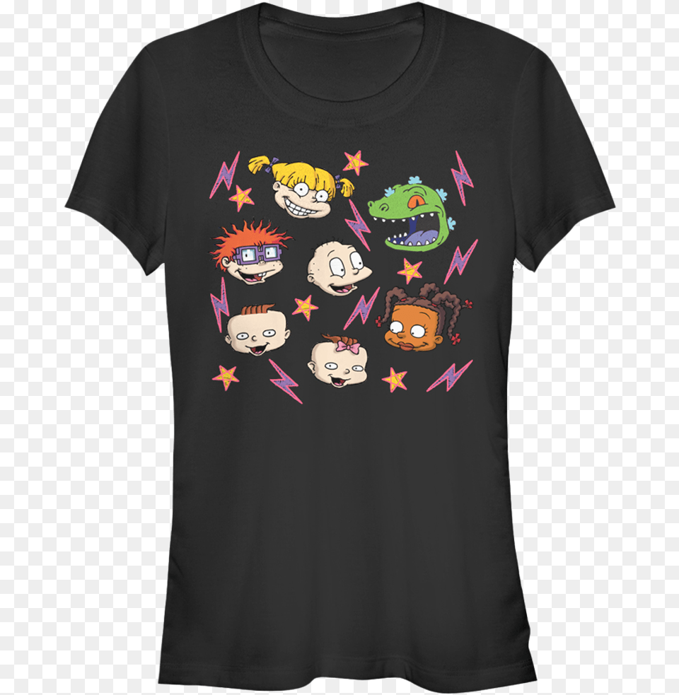 Junior Characters Rugrats Shirt, Clothing, T-shirt, Person, Face Free Png Download