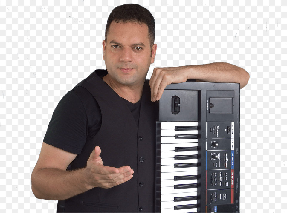 Junior Com Teclado Keyboard Player, Adult, Person, Man, Male Png