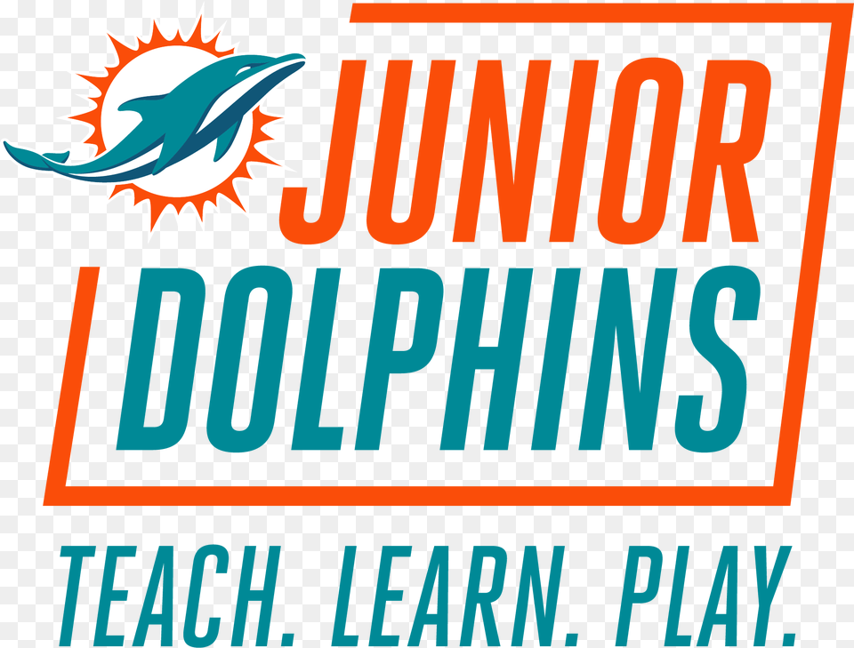 Junior Dolphins Virtual Football Camp Miami Vertical, Advertisement, Poster Free Png Download
